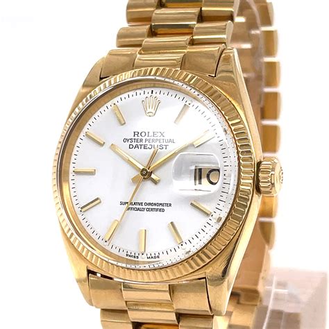 rolex datejust vollgold|More.